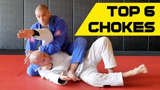 6 BJJ Chokes You Must Know From Technical Mount [upl. by Lundell]