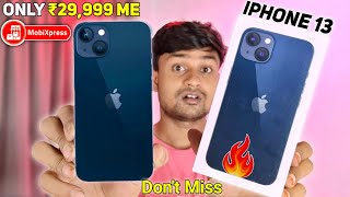 Secondhand IPhone 13 Sumer Mint condition From Mobiexpress Only ₹29999 Me 😲 😱 [upl. by Enytnoel69]