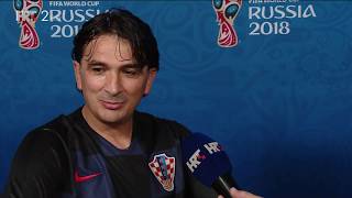 Zlatko Dalic nakon pobjede Hrvatska je u finalu Hrvatska  Engleska 21 [upl. by Hendon379]