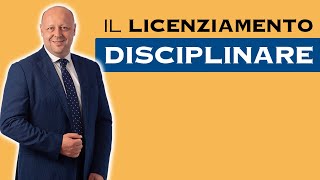 Il Licenziamento Disciplinare [upl. by Nolek]