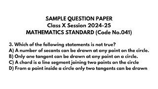 Which of the following statements is not true A A number of secants can be drawn at any point on [upl. by Sorel]