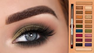 Olive Green Smokey Eyeshadow Tutorial  Sigma x beautyybird Dream Palette [upl. by Levona]