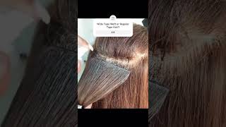 How to Remove Wide Tape Weft tapehair hairtutorials haireducation salon [upl. by Etterb383]