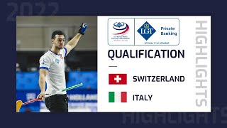 Switzerland v Italy  Highlights  LGT World Mens Curling Championship 2022 [upl. by Nomolas904]