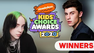 Kids Choice Awards 2020  Winners [upl. by Etteinotna]