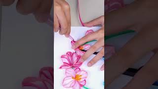 Hummingbird with Flowers Paper Quilling Paper Filigree Painting Paper Crafts DIY  Uniquilling [upl. by Ibob]