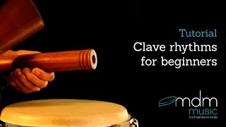 Clave rhythms for beginners Tutorial [upl. by Sophi567]