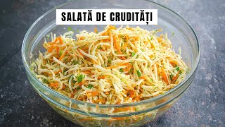 Salată de crudități  multe vitamine puține calorii  Bucate Aromate [upl. by Schug]