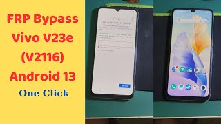 Vivo V23e FRP Bypass Android 13 [upl. by Isewk]