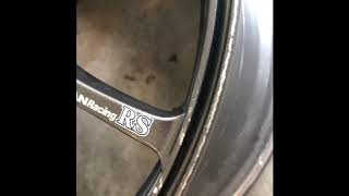 DIY how to fix wheel rim curb rash quick and easy [upl. by Nuawtna]