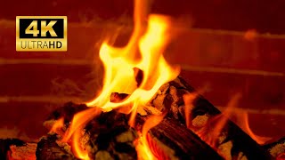 🔥 4K Fireplace Ambience 247 NO MUSIC Fireplace with Burning Logs and Crackling Fire Sounds 2024 [upl. by Elleira]