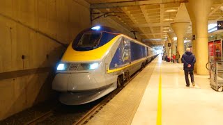 Eurostar Class 373 TGV TMST e300 Ride MarnelaVallée Chessy to London St Pancras Intl  240423 [upl. by Ande]