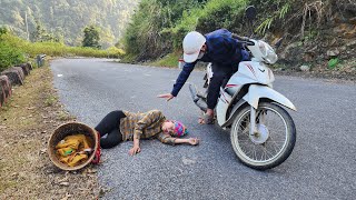 Infertile wife sleeping next to the road receives help from a kind guy [upl. by Ayeka]