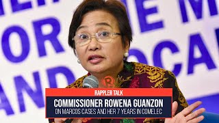 Rappler Talk Rowena Guanzon on Marcos cases and her 7 years in Comelec [upl. by Alyakam]