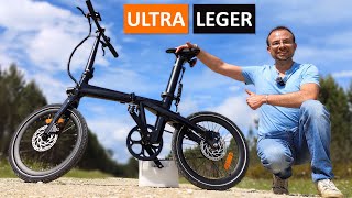 Le vélo électrique pliant le PLUS LEGER que jai testé  ADO Air Carbon [upl. by Tayib]