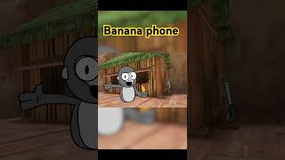 Banana phone flipacilp animation gorillatag shorts short [upl. by Madison]