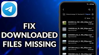 How To Fix Telegram Downloaded Media Files Not Showing [upl. by Susej]