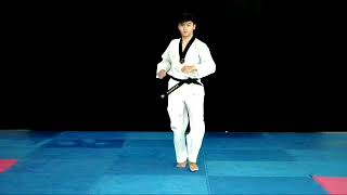 POOMSAE TAEGEUK 8 STEP BY STEP [upl. by Aliuqahs704]