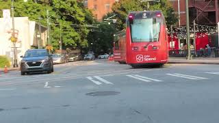 Atlanta Georgia MARTA 1001 Siemens S70 LRV Heading To Centennial Olympic Park Station Wrap [upl. by Patton546]