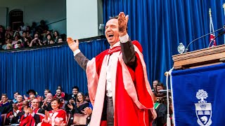 Roberto Benigni Convocation 2015 Honorary Degree recipient [upl. by Lemal]