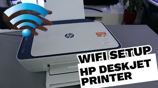 How to Do HP Deskjet 2700e WIFI Network Setup [upl. by Atteynek462]