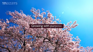 Mazars 2022 corporate video  Growing with purpose [upl. by Atenik]