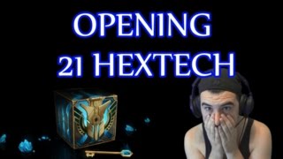 LoL OPENING DE 21 COFFRES HEXTECH LE SEUL SKIN QUE JE VOULAIS [upl. by Noelopan]