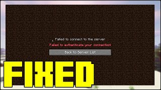 How To Fix Failed to Authenticate Your Connection Hypixel Easy Fix [upl. by Jak]