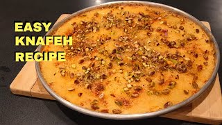 How to make Knafeh  Knafeh Recipe [upl. by Aniger]