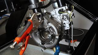 Calibration of VNT and electric actuator turbochargers on GCG Turbos flow bench [upl. by Ahsilrac744]