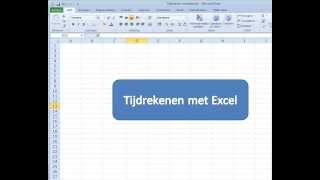 Rekenen met tijden in Excel [upl. by Rockefeller]