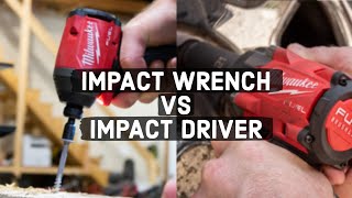 Impact Wrench vs Impact Driver  Whats The Difference [upl. by Asp]