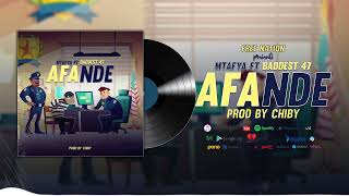 Mtafya ft BaddestAfande Official Audio [upl. by Arria]