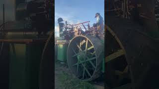 Learning the reverser on a George White Steam Traction Engine [upl. by Ecniv]