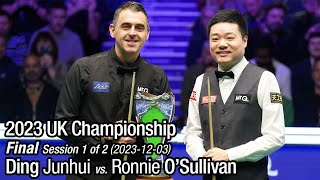 2023 UK Championship Final Ding Junhui vs Ronnie OSullivan Full Match Part 12 [upl. by Kehoe]