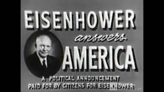 Dwight D Eisenhower  Eisenhower Answers America Bus Driver [upl. by Pollux]