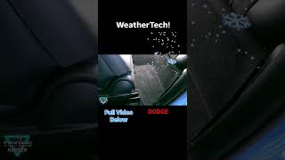 WeatherTech Dodge weathertech unboxing dodge challenger floormats carparts sportscar [upl. by Lobiv]