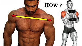 Get a Wide Shoulders FAST  No one tells you it for free Fitness in Home [upl. by Aidam]