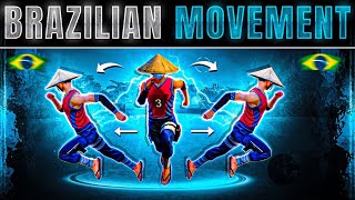 HOW TO DO MOVEMENT LIKE BRAZILIAN PLAYERS🇧🇷  MOVEMENT SECRET REVEALED OF BRAZILIAN PLAYERS IN FF [upl. by Stelu]