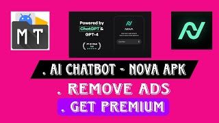 How to mod AI Chatbot  Nova with mt manager [upl. by Lleryt]