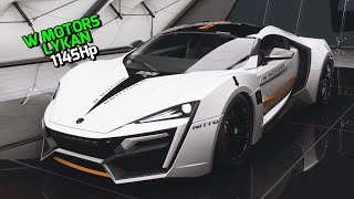 Forza Horizon 5  W Motors Lykan Hypersport Customization amp Top Speed [upl. by Mickey518]