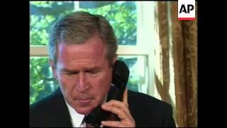 WRAP Bush phones Giuliani and becomes tearful during questions [upl. by Pliner]