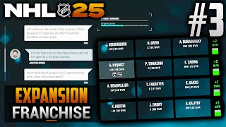 NHL 25 Expansion Franchise  ATLANTA THRASHERS  EP3  A TEAM TO BUILD AROUND OFFSEASON PRES1 [upl. by Adnesor553]