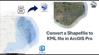 Convert a Shapefile to kml file in ArcGIS Pro [upl. by Romeon104]