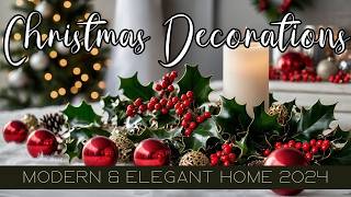 Christmas Decorations Top 10 Tips for a Modern amp Elegant Home in 2024 [upl. by Bazil]