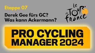 Tour de France 2024  Stage 7 NuitsSaintGeorges  GevreyChambertin  PCM24  Cycling Manager 24 [upl. by Glorianna]