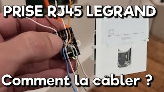 Comment câbler une prise réseau RJ45 Legrand [upl. by Edelson]