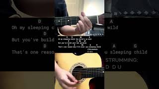 Sleeping Child  Michael Learns To Rock  Easy Guitar Tutorial For Beginners CHORDS amp LYRICS [upl. by Seward440]