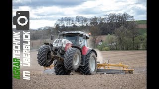 2017Steyr CVT 6195 und 6175Bauer GülletechnikMonosemAgroStahlDJIPanasonic [upl. by Asuncion]