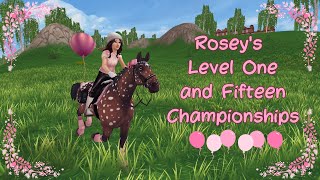 Roseys Level One and Fifteen Championships Star Stable [upl. by Boudreaux745]